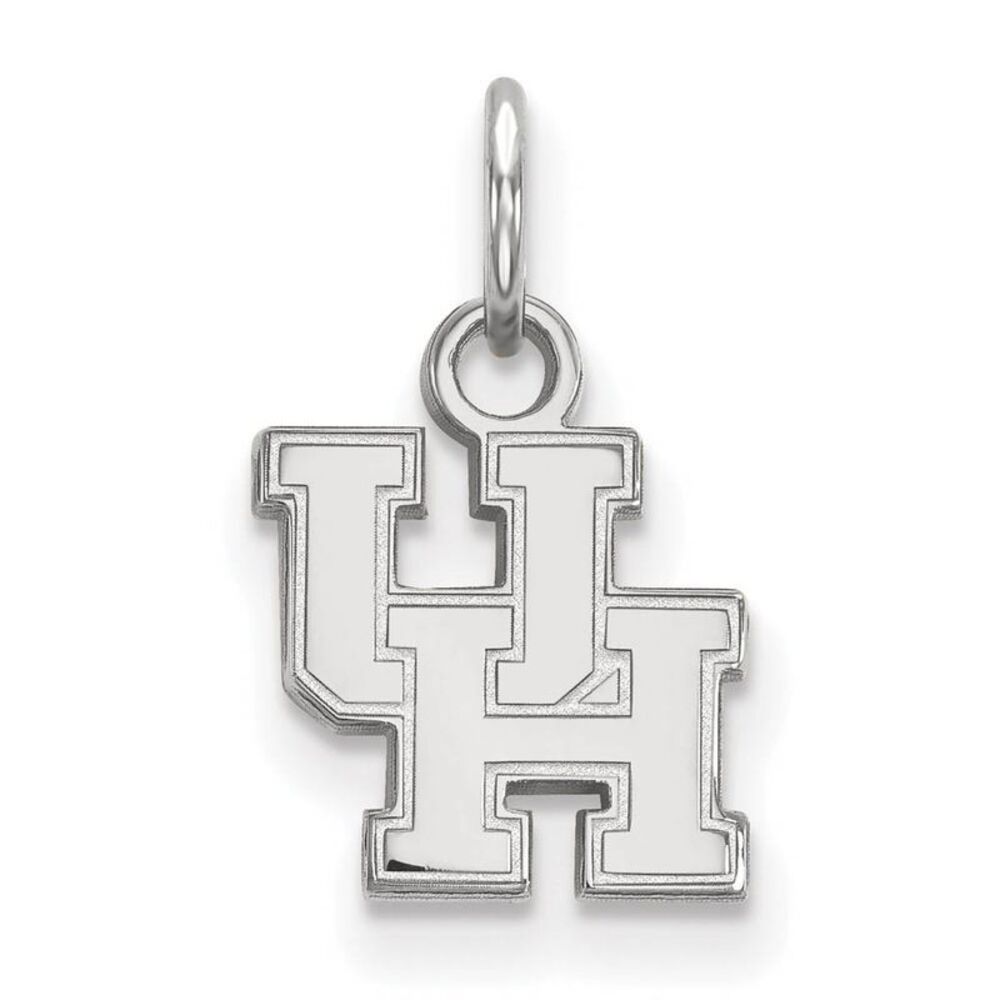 Sterling Silver U. of Houston XS (Tiny) 'UH' Charm or Pendant